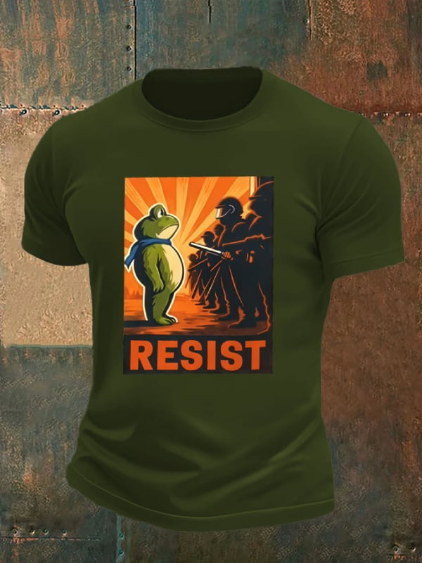 Men's  Portland Frog Resist  Print T-shirt