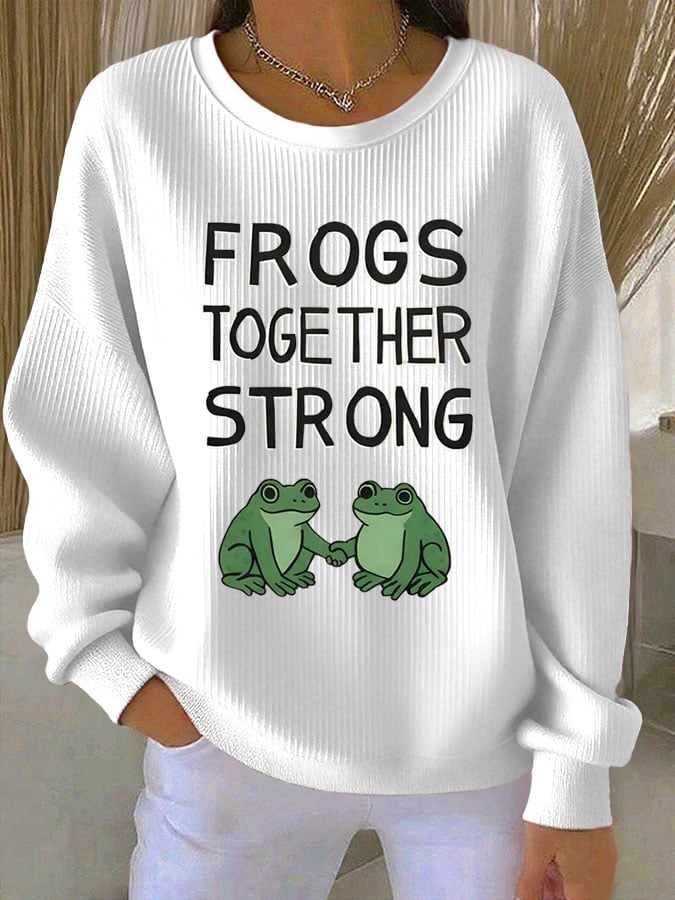 Women's  Frogs Together Strong Sweatshirt