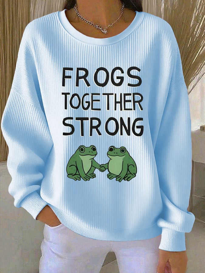 Women's  Frogs Together Strong Sweatshirt