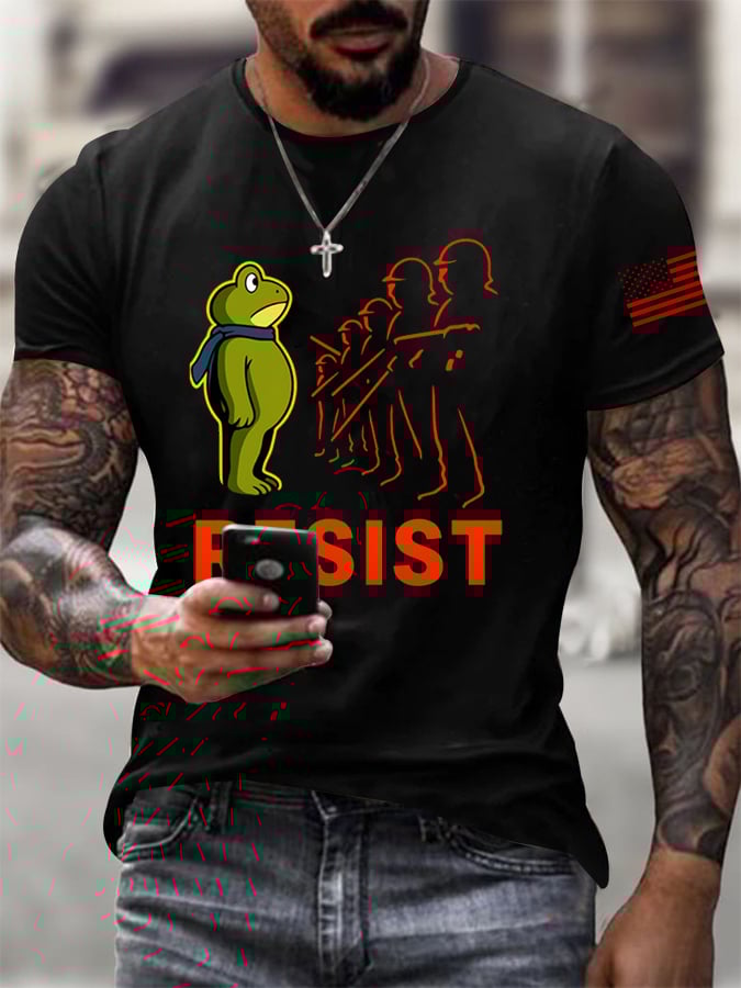 Men's FDT Printed Casual T-shirt