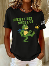 Women's Casual Resistance Frog T-Shirt