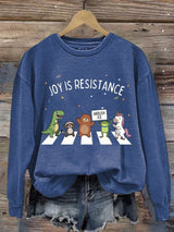 Women's FDT Print Casual Sweatshirt