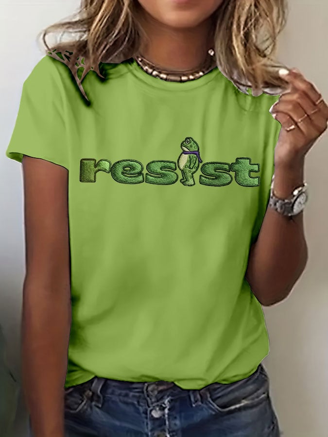 Women's Resist Frog T-Shirt