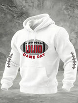 Men's Casual Rugby Print Sweatshirt