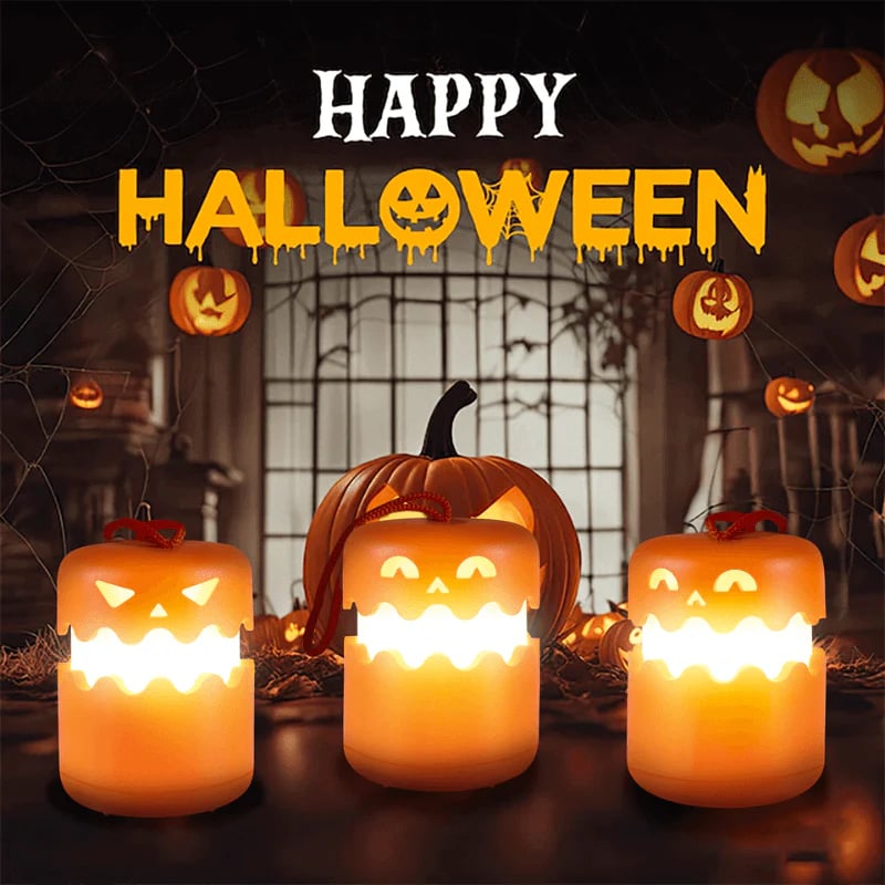 🎃Halloween Pumpkins Lantern, Collapsible Jack O Lantern👻