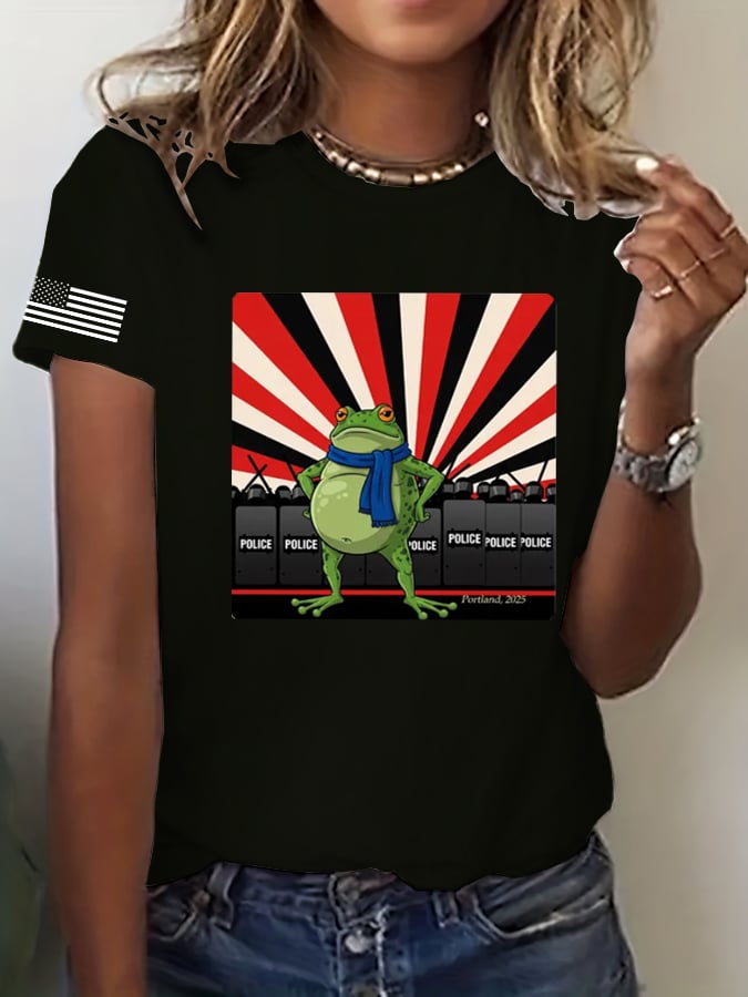 Women's FDT Print Crew Neck T-Shirt