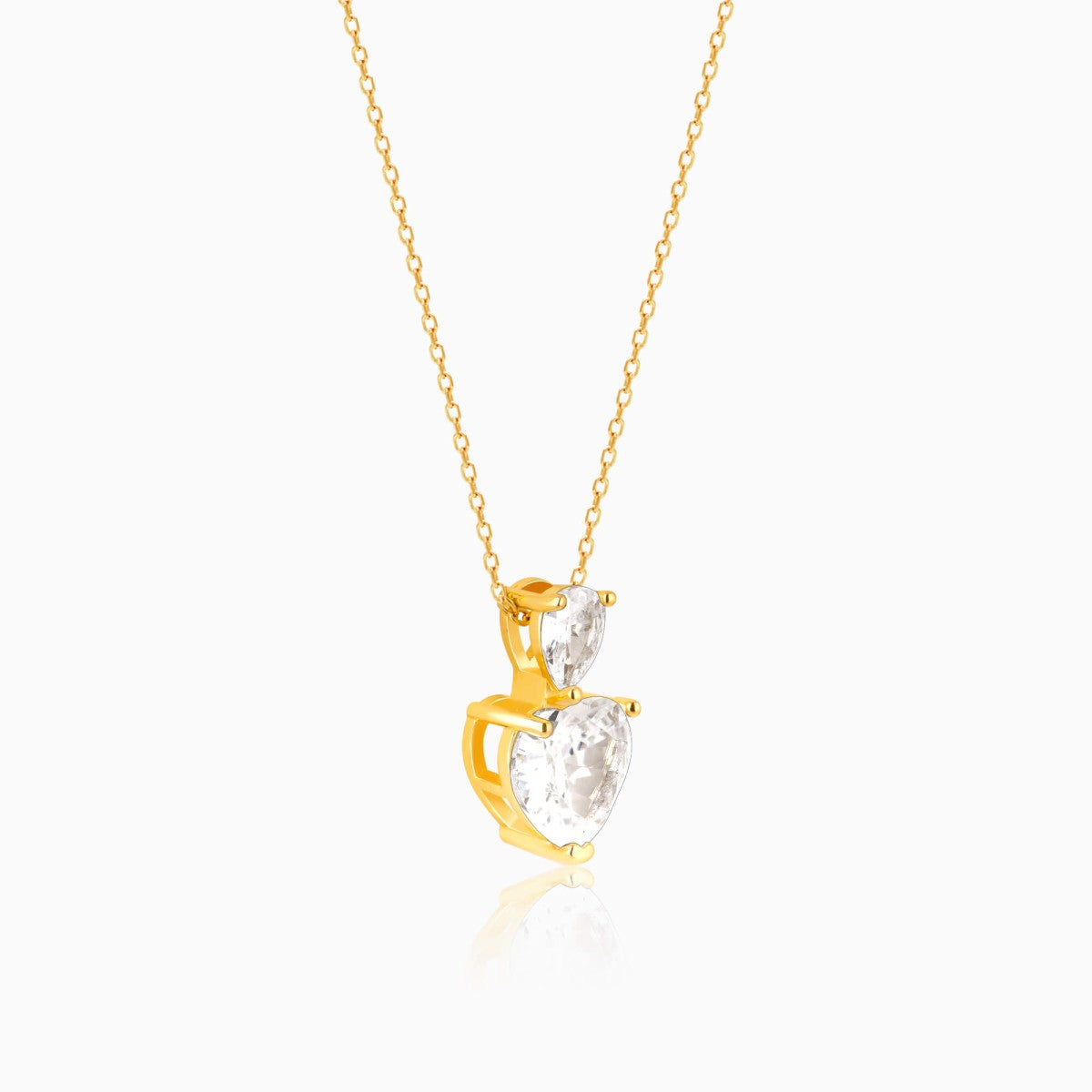 Solitaire Heart Necklace