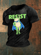 Men's  Portland Frog Art Print Casual T-Shirt