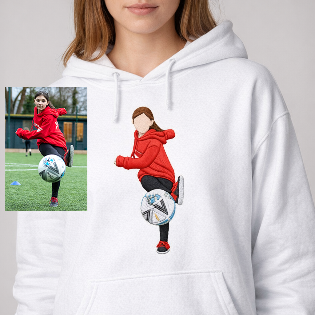 Custom Embroidered Sports Photo Sweatshirt Gifts